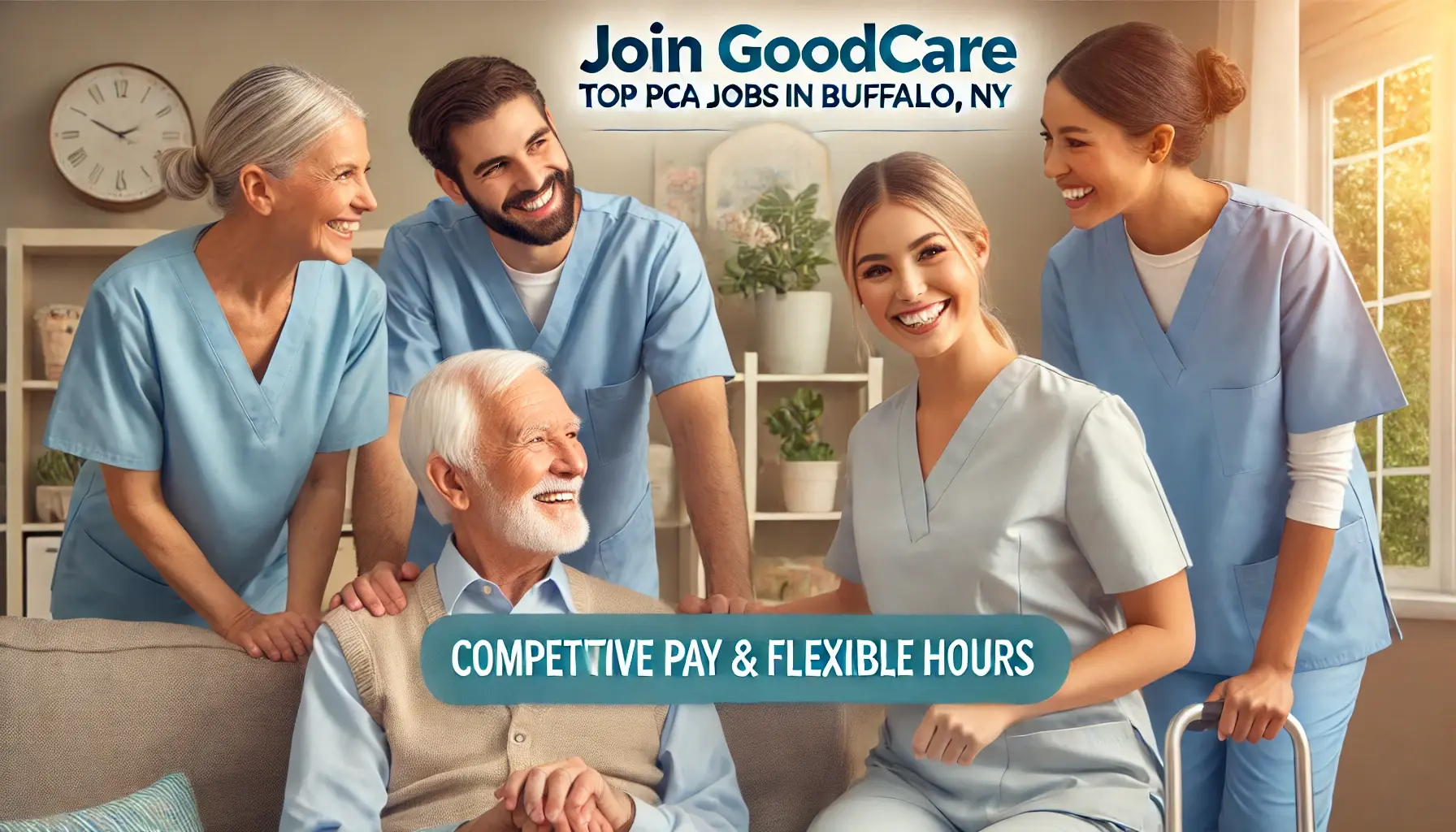 Join GoodCare: Top PCA Jobs in Buffalo, NY with Competitive Pay & Flexible Hours